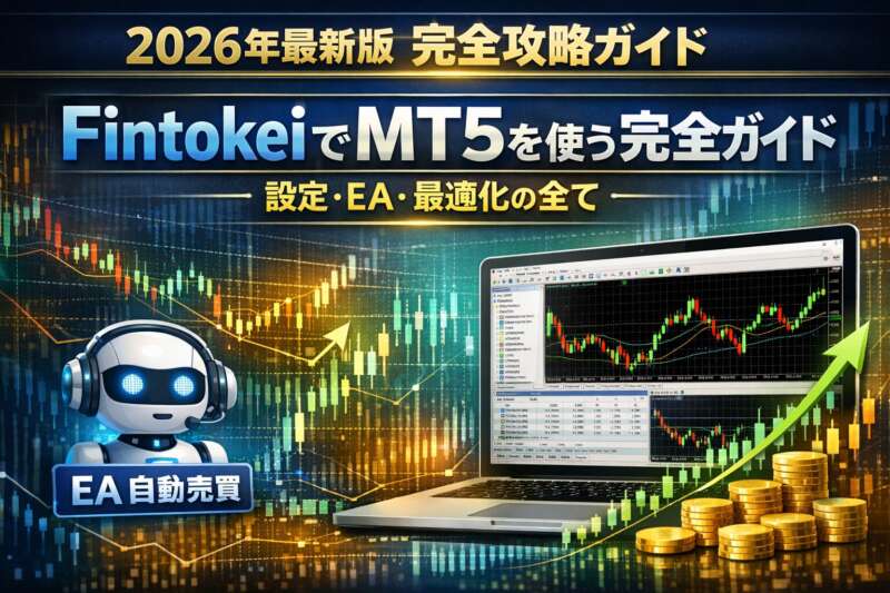 2026年最新版 完全攻略ガイド：FintokeiでMT5を使う完全ガイド：設定・EA・最適化の全て